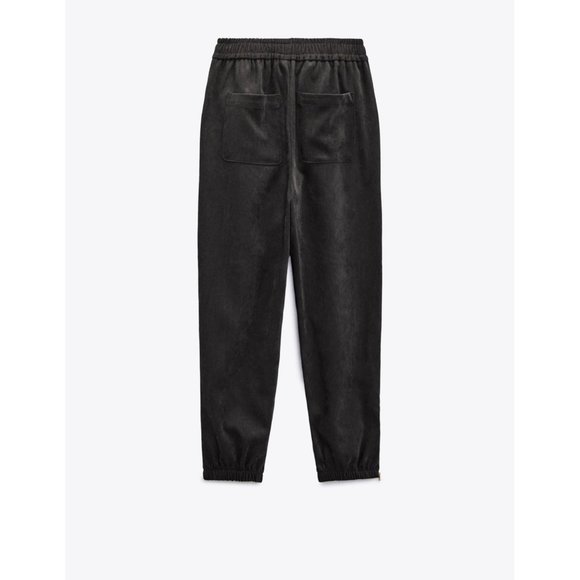 Zara Zipped Jogging Pull On Trousers M NWT - Picture 2 of 9